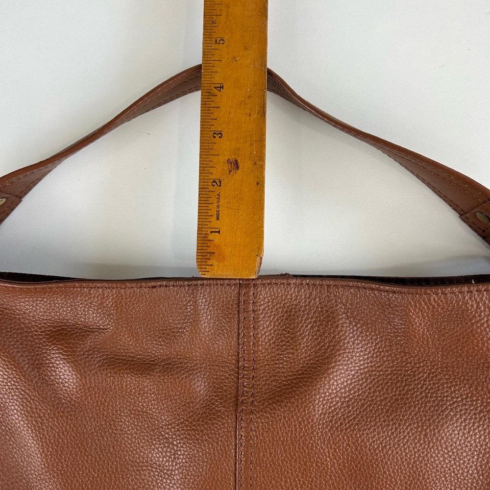 KOOBA SOFT SLOUCHY TAN PEBBLE LEATHER HOBO OVERSIZED SHOULDER PURSE BAG - Picture 8 of 13
